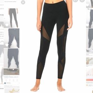 SOLD ALO YOGA Bandage High Waist Legging Black